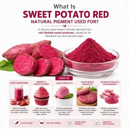 What Is Sweet Potato Red Natural Pigment Used For?